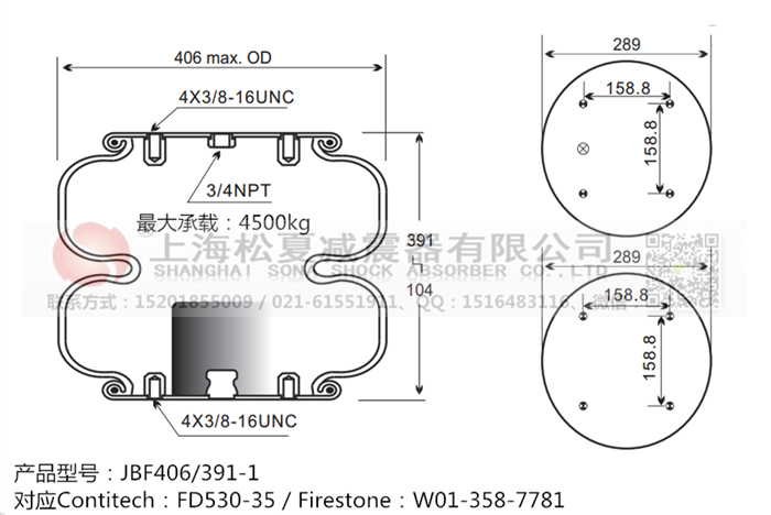 JBF406/391-2橡膠<a href='http://www.swf4.cn/' target='_blank'><u>空氣彈簧</u></a>